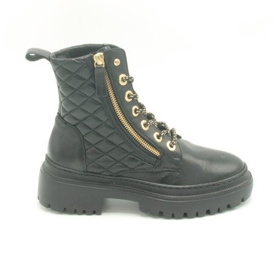 DL Sport Enkelboot 6106 Zwart Leer