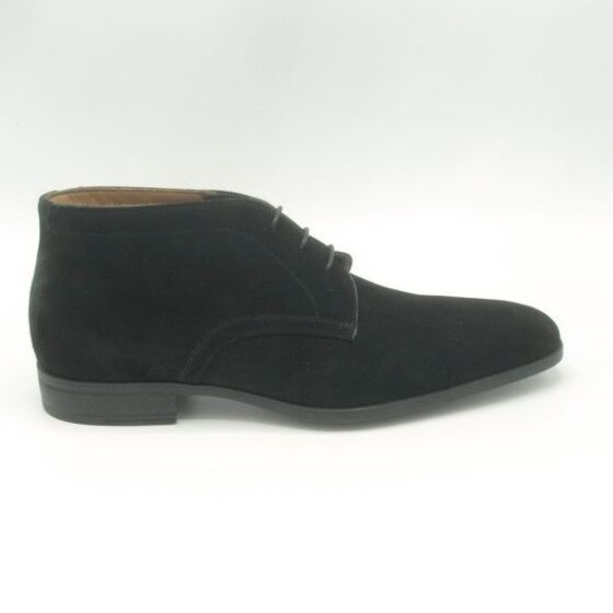 Giorgio Halfhoge veterschoen 38205 Zwart suede