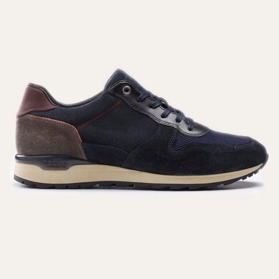 Greve Sneaker Fury 7299 D.Blauw Suede