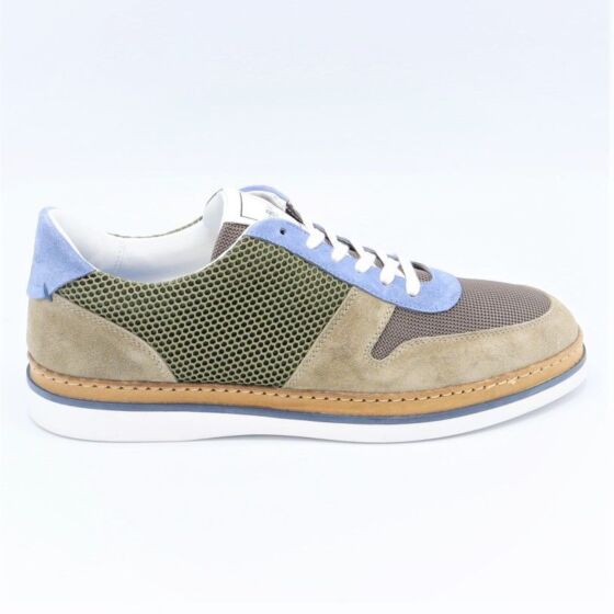 Giorgio Sneaker 572703 Beige Blauw Suede