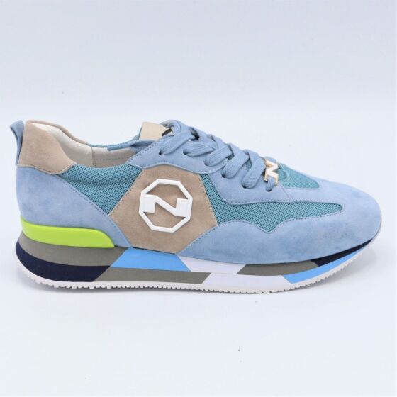 Nathan Baume Sneaker 231-NS30 L.Blauw Suede