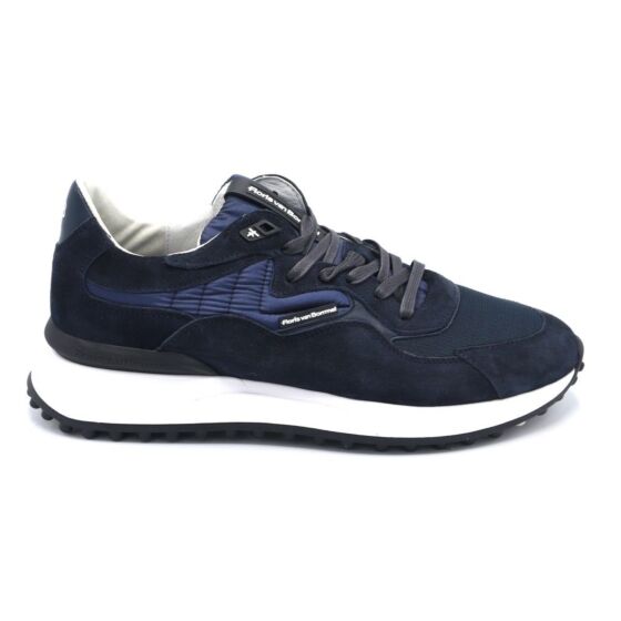 Floris van Bommel Sneaker Noppi Blauw Suede