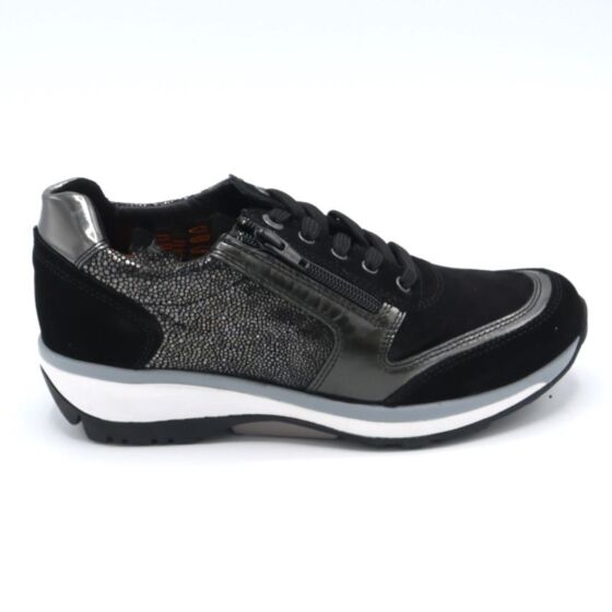 Xsensible Sneaker Wembley GX Zwart Nubuck