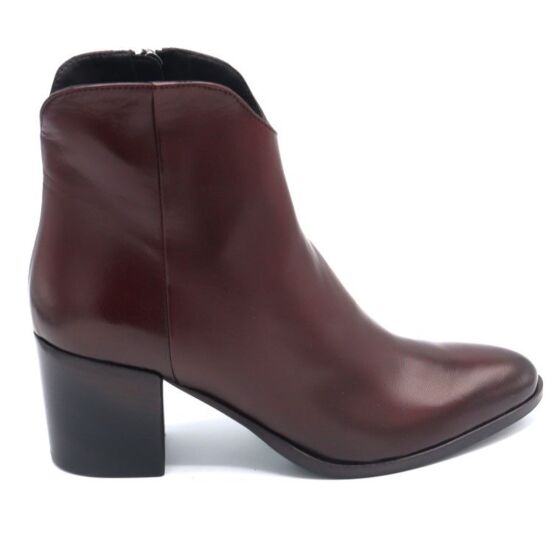 Rossano Bisconti Enkellaars Glove Rood Leer