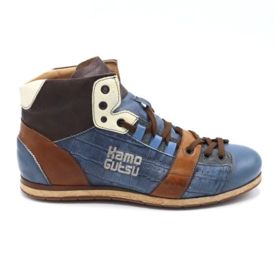 Kamu-Gutsu Enkelboot Tifo 108 Jeans Blauw Leer