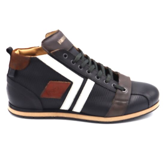 Kamo-Gutsu Enkelboot Tifo 130 Zwart Leer