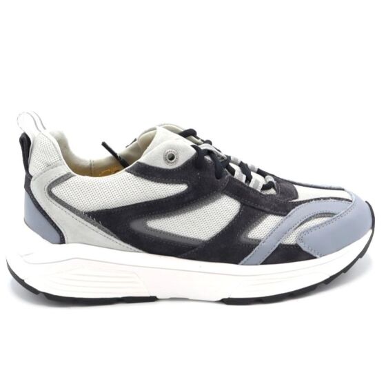 Xsensible Sneaker Brooklyn Men H Grijs Combi Leer