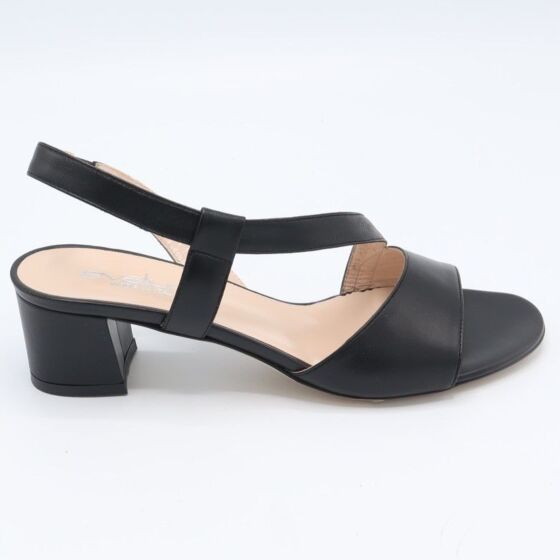 Evaluna Slingback Salina Zwart Leer