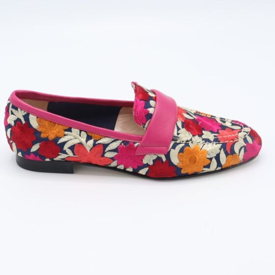 Evaluna Instapper Gilda Fuxia Rood Oranje Stof