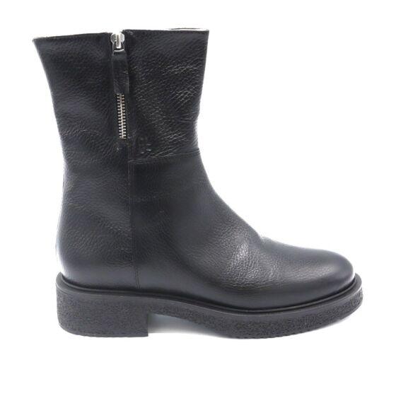 Laarzen 6384  Zwart Leer