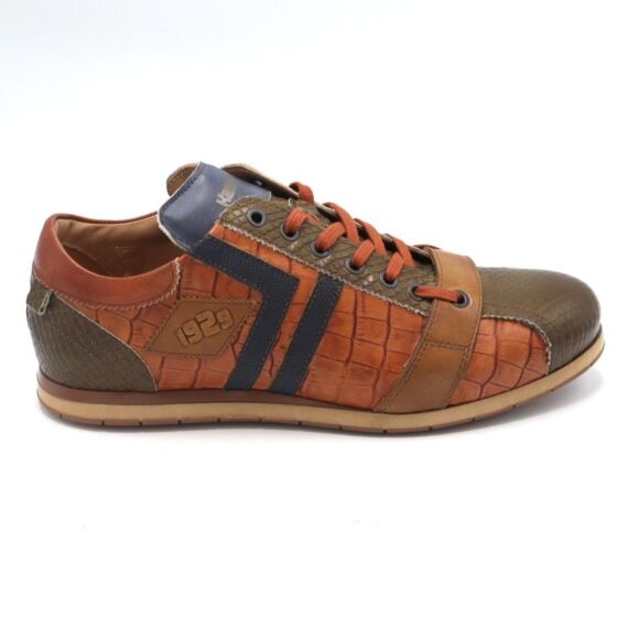 Kamo-Gutsu Sneaker Tifo Cognac Forest Leer