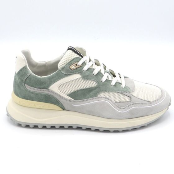 Floris van Bommel Sneaker Noppi G  Groen Suede