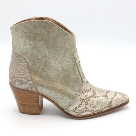 RDA Enkellaars Pire Goud Beige Metallic