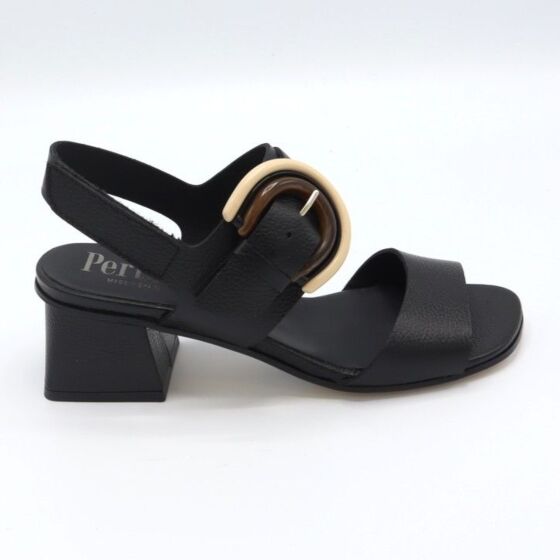 Pertini Sandaal 32967 Zwart Leer