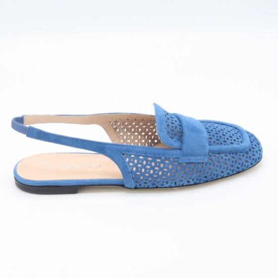 Evaluna Slingback 3225  Blauw Suede