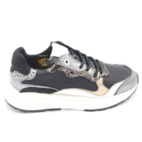 Xsensible Sneaker Rainbow GX  Zwart Metallic Combi