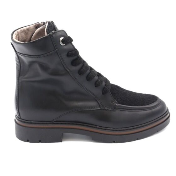 DL Sport Enkelboot 6768 Zwart Leer Pony