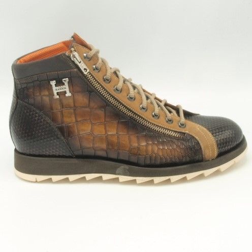 Harris Enkelboot 0720 bruin laserprint neus