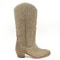 Perlita Peaches laars Helden Taupe Suede