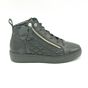 DL Sport Sneaker Hoog 6019 Zwart Leer