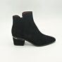 Enkellaars 11563 Zwart Suede
