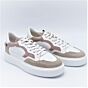 K&S Sneaker 7117750 Rose Taupe  NubuckWit Leer