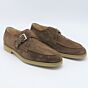 Greve Enkele Gesp Tufo Taupe Suede