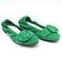K&S Ballerina 9110030 Groen Suede