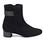 Hassia Enkellaars Seina Zwart Suede