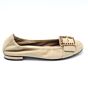 K&S Ballerina Goud Soft Nubuck