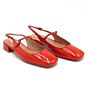 Bibi Lou Slingback Barbie Rood Wrinkle Lak