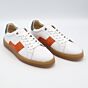 Greve Sneaker Wave Wit Oranje Leer