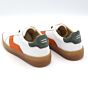 Greve Sneaker Wave Wit Oranje Leer