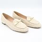Evaluna Moccasin 2404  Room Goud stof